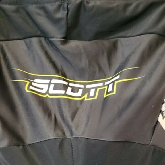 SCOTT Cycling Womens Padded Tights Zipper Ankle Made In Italy Size Large‍‍‍﻿﻿﻿﻿﻿ - Picture 6 of 12